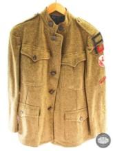 WWI US Army Winter Service Uniform Jacket - 1st Army 56th Spotlight Engineers