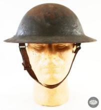 WWI US M1917 Steel Doughboy Helmet - ZA57