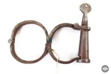Antique Handcuff and Key