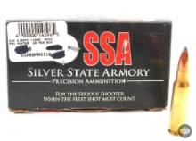 20 Rounds Silver State Armory 6.8SPC 110gr Sierra Pro Hunter Ammunition