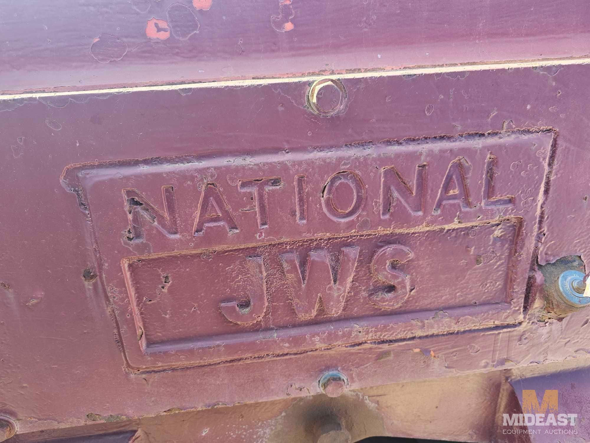 National JWS-300L Triplex Skid Mounted Mud Pump 335 Turbo Diesel