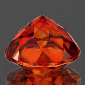 Natural Sunset Orange Sphalerite 10 MM - Flawless