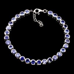 Natural Blue Violet Tanzanite 86.35 cts Bracelet