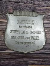 Buick Service Masonite Sign