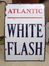 Atlantic White Flash Porc. Sign