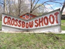 Crossbow Carnival Sign - LARGE