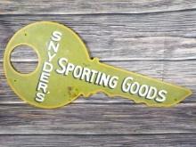Snyder's Sporting Goods Wooden Sign