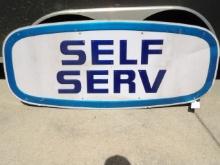 Self Serv Service Station Sign