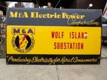 M & A Electric Power Co-Op Sign
