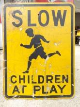 Slow Childrens Sign
