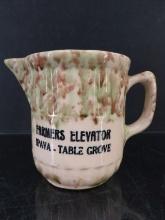 Pottery Farmer's Elevator Pitcher - Ipava & Table Grove