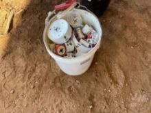 BUCKET OF HOLE SAWS