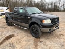 2006 FORD F-150 EXTENDED CAB 4X4 PICKUP VIN: 1FTPX04586KC83499
