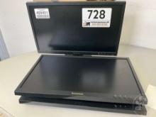 QTY (3) LENOVO 3783-HB2 MONITORS, TWO WITHOUT STANDS, ONE WITH