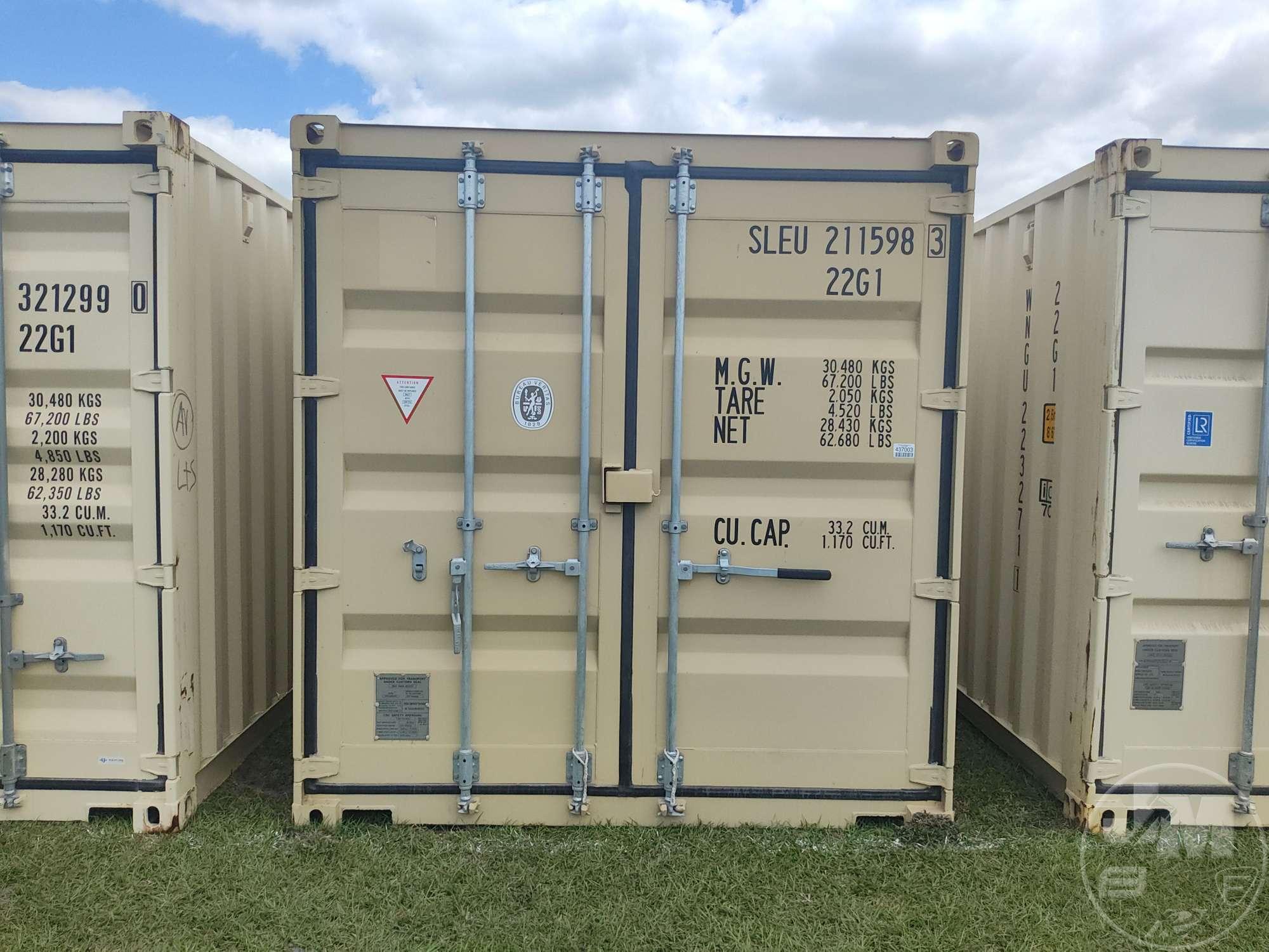 2022 SPINNAKER EQUIPMENT  20' CONTAINER SN: SLEU2115983