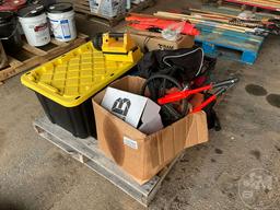 PALLET OF MISCELLANEOUS ITEMS