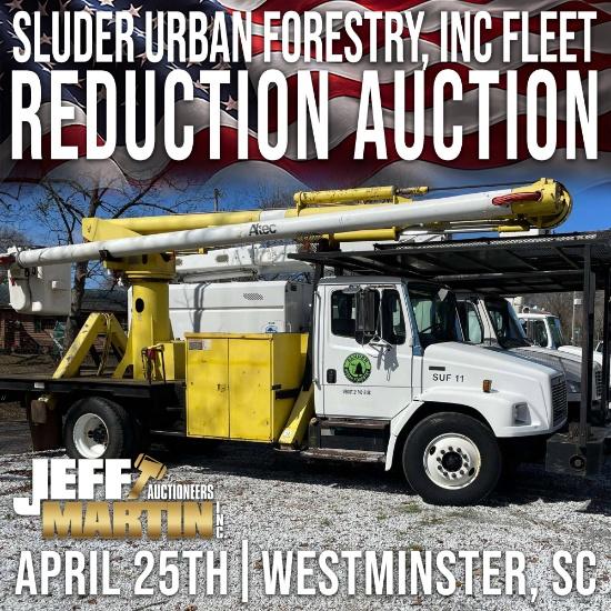 SLUDER URBAN FORESTRY, INC FLEET REDUCTION AUCTION