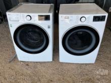 STACKABLE WASHER & DRYER SET, LG THIN Q MODELS DLE3600W