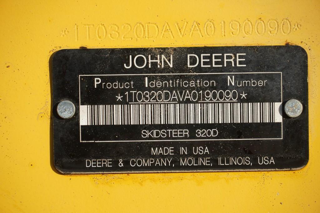 2010 John Deere 320D Skid Steer