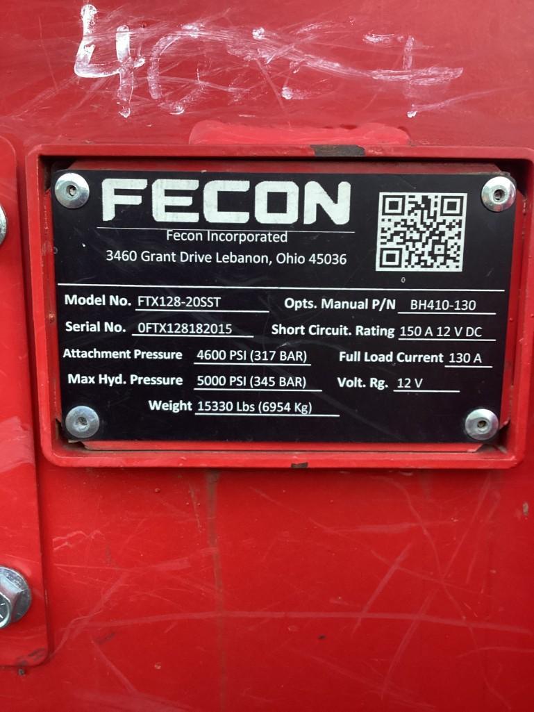 2018 Fecon FTX128-20SST Mulcher