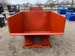 New 3 Cubic Yard Self Dumping Hopper with Fork Pockets