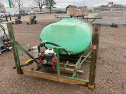 Frame Mounted Tank and Sprayer