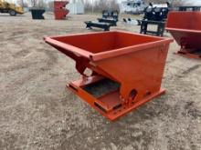New 1.5 Cubic Yard Self Dumping Hopper with Fork Pockets