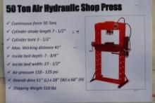 New 50 Ton Hydraulic Shop Press