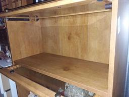 Lawyer Barrister Wood Bookcase 4 Shelf