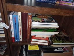 2 Shelves FULL of BOOKS, Cat Books, Wellness Books, and Much More