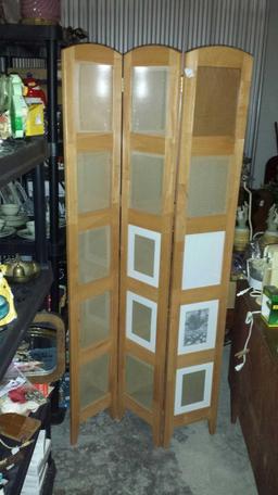 3 Panel Room Divider with Photos Inserts