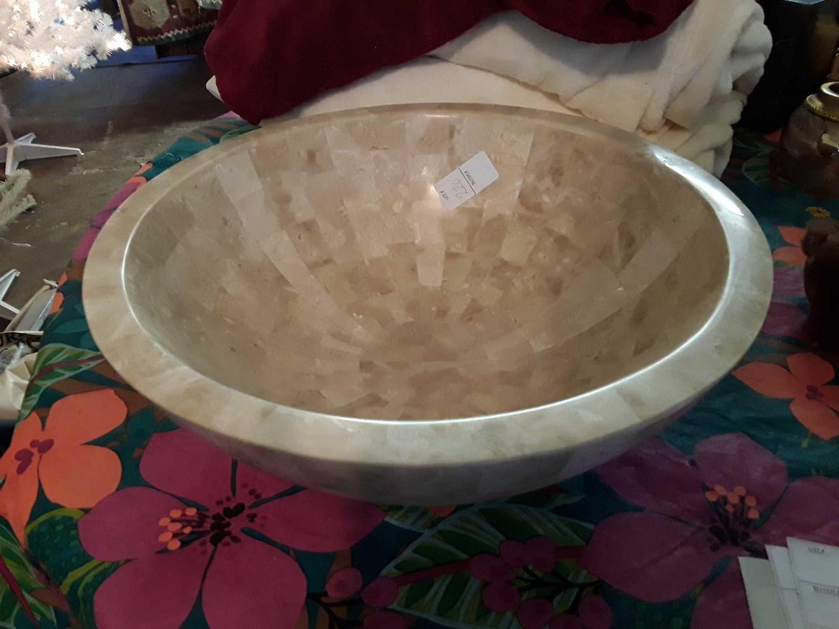 Large Stone-style Bowl, Marquis collection of Beverly Hills