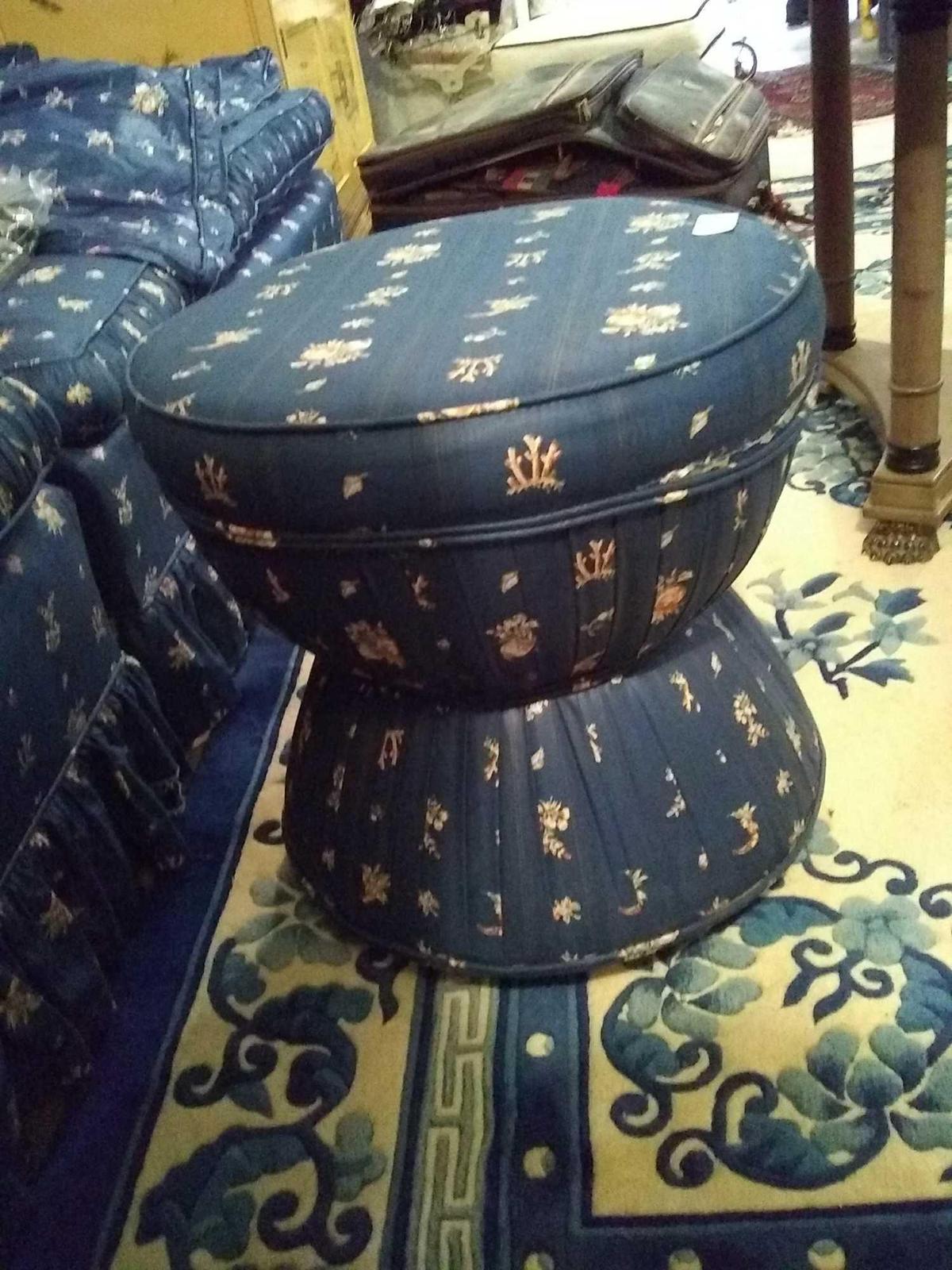 Beautiful padded foot stool (Matching Much of the other Items Listed)