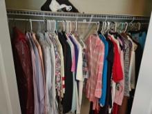 LADIES and MENS CLOTHING CONTENTS OF CLOSET