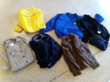 GROUP OF COLD WEATHER JACKETS INCLUDING LONDON FOG AND ADVENTURE BOUND