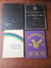 1980-83 VINTAGE ANNUAL YEARBOOKS - TEXAS MIDDLE AND HIGH SCHOOL