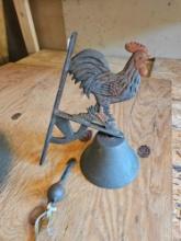 CAST IRON ROOSTER DINNER BELL