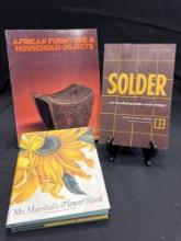 Trio of Sought-after Vintage Books including African Furniture... by Roy Sieber...