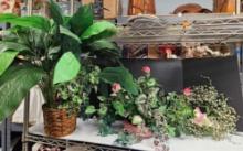 Artificial plant, floral arrangement, Wreath