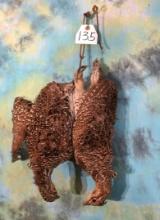 Pair of "Hanging Dead" Ruffed Grouse Taxidermy Bird Mounts