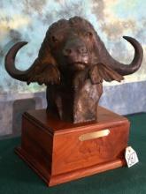 Excellent Cape Buffalo Bronze by R.C. Hunt