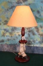 Zebra Foot Table Lamp