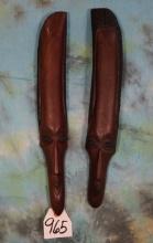 Small Pair of African Wood Mask