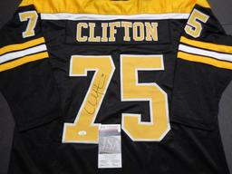 Connor Clifton Boston Bruins Autographed Custom Hockey Jersey JSA W coa