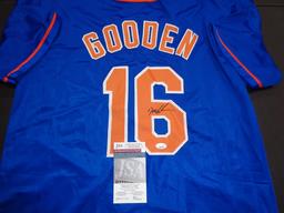 Dwight Gooden New York Mets Autographed Custom Baseball Jersey JSA w coa