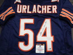 Brian Urlacher Chicago Bears Autographed Custom Football Jersey GA coa