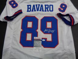 Mark Bavaro New York Giants Autographed Custom Jersey JSA W coa