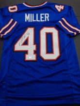 Von Miller Buffalo Bills Autographed Custom Football Jersey GA coa