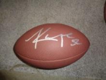 Khalil Mack Los Angeles Chargers Autographed Wilson Football GA coa