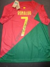 Cristiano Ronaldo Portugal Autographed Nike 2022-23 FIFA World Cup Soccer Jersey GA coa